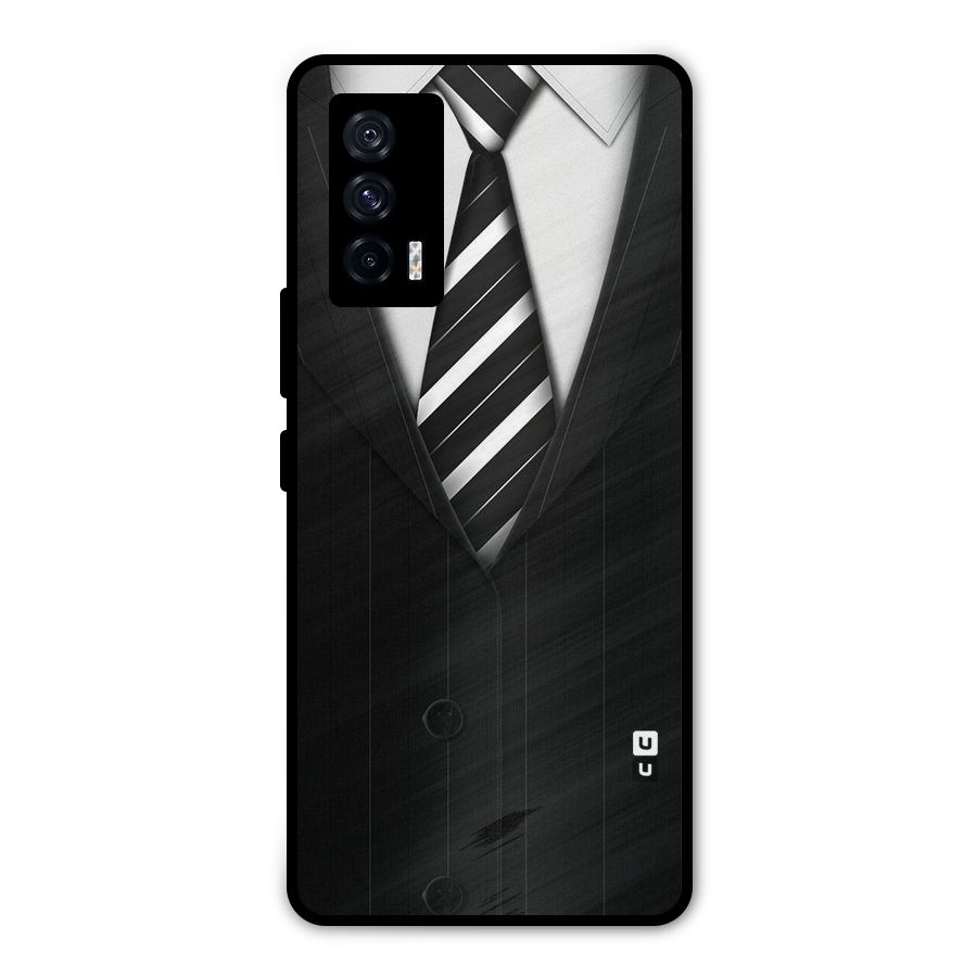 Classic Ready Suit Metal Back Case for iQOO 7 5G