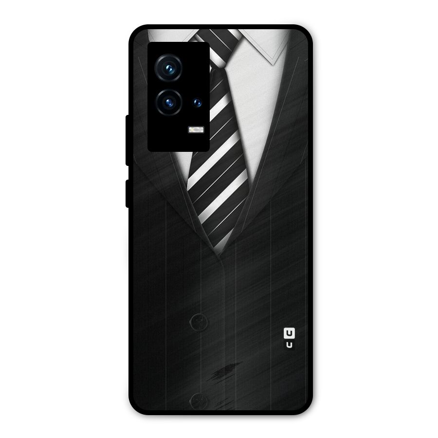 Classic Ready Suit Metal Back Case for iQOO 9 5G