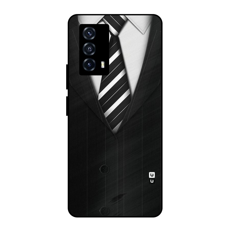 Classic Ready Suit Metal Back Case for iQOO Z5