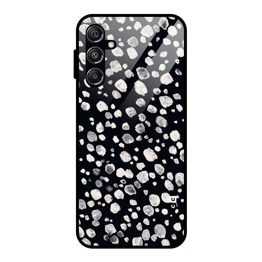 Classic Rocks Pattern Glass Back Case for Galaxy M34 5G