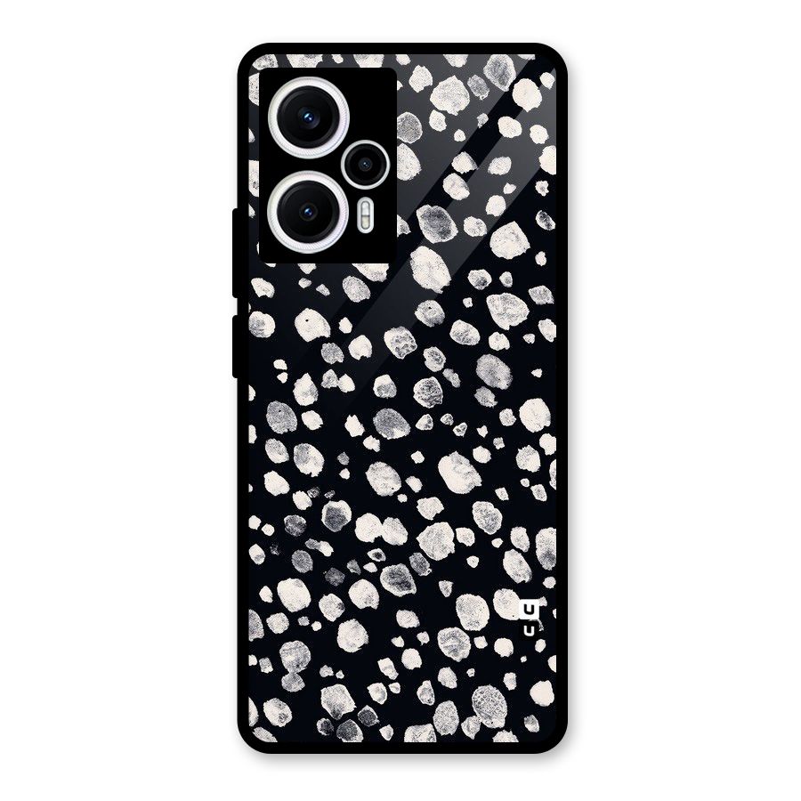 Classic Rocks Pattern Glass Back Case for Poco F5