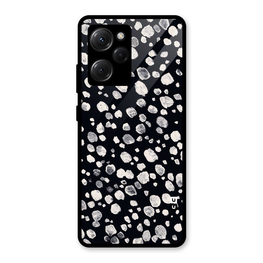 Classic Rocks Pattern Glass Back Case for Poco X5 Pro