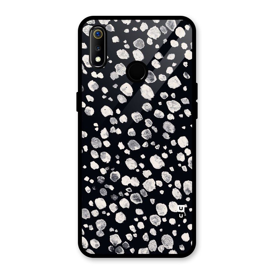 Classic Rocks Pattern Glass Back Case for Realme 3