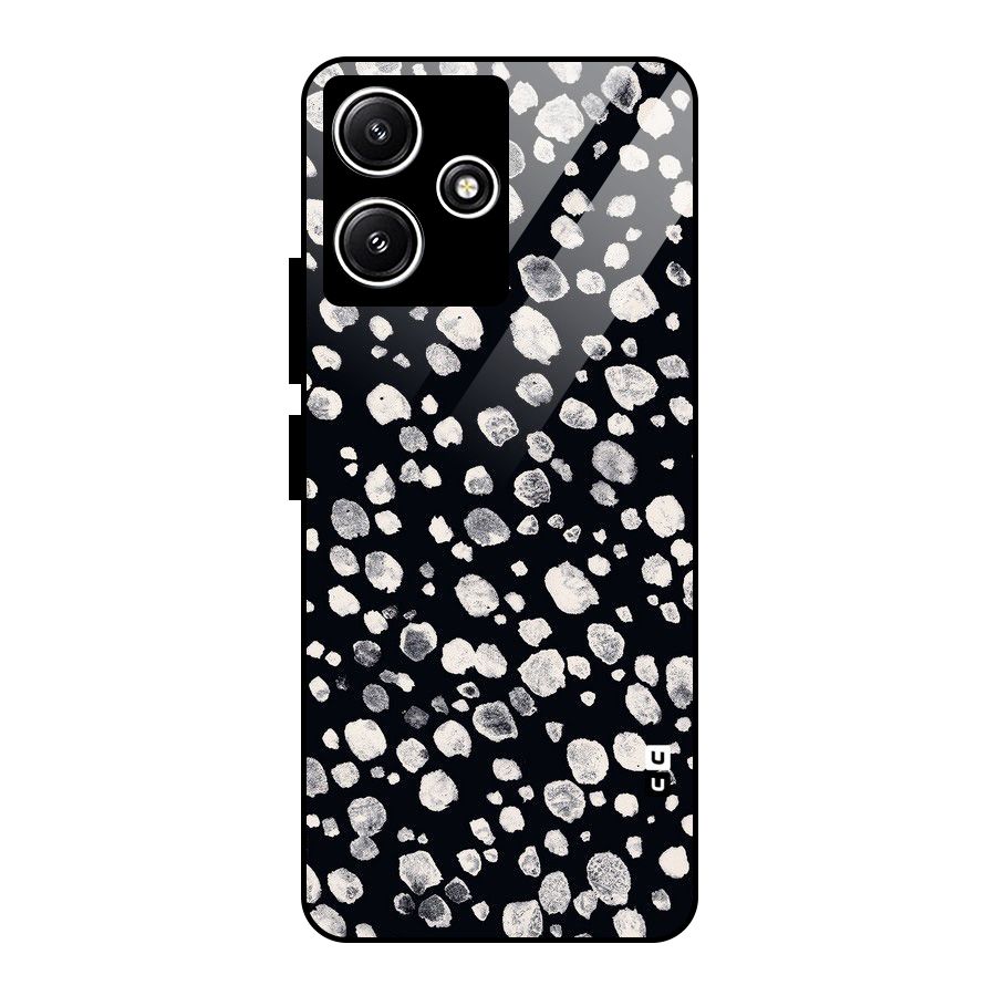 Classic Rocks Pattern Glass Back Case for Redmi 12 5G