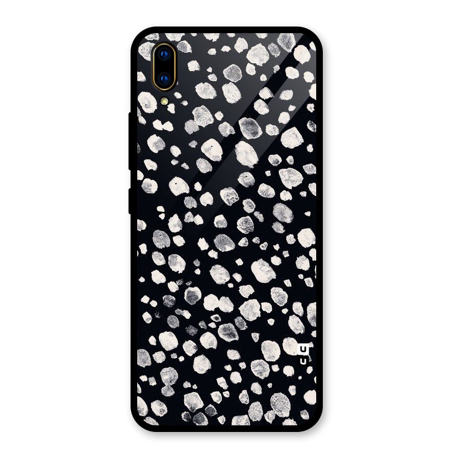 Classic Rocks Pattern Glass Back Case for Vivo V11 Pro
