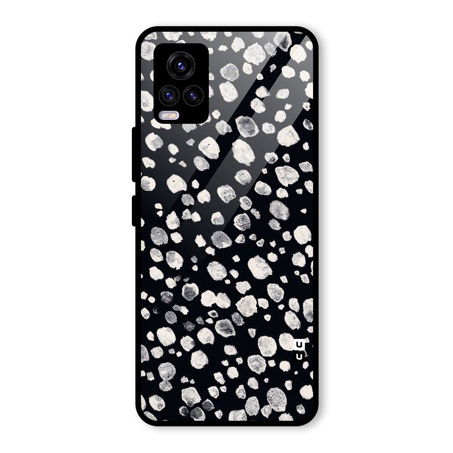 Classic Rocks Pattern Glass Back Case for Vivo V20 2021
