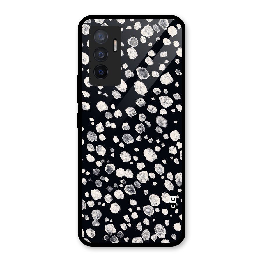 Classic Rocks Pattern Glass Back Case for Vivo V23e