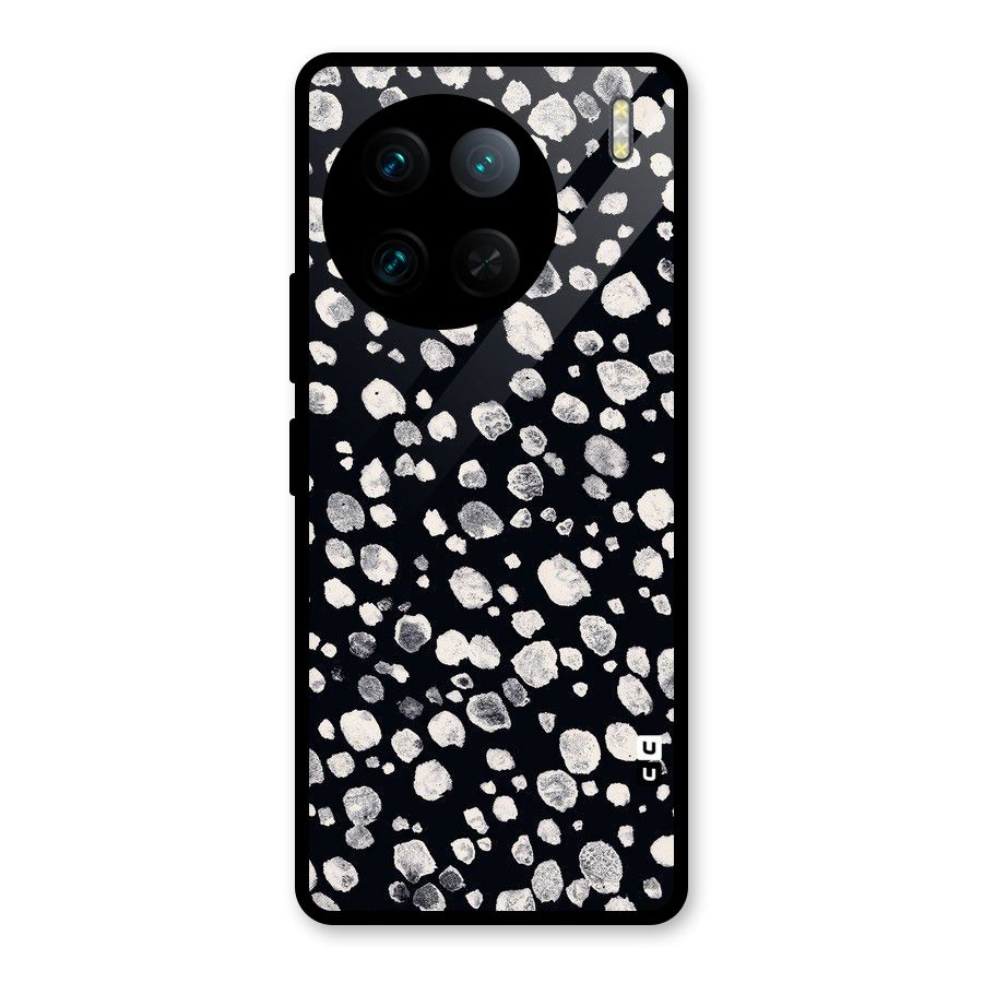 Classic Rocks Pattern Glass Back Case for Vivo X90 Pro