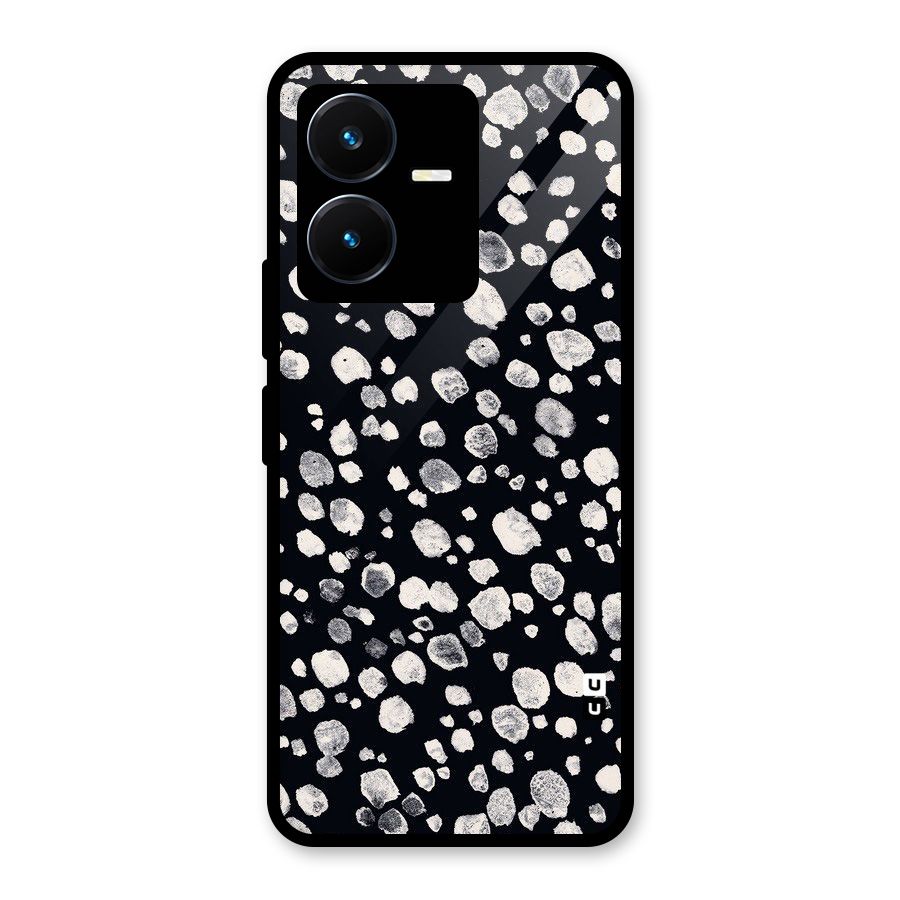 Classic Rocks Pattern Glass Back Case for Vivo Y22s