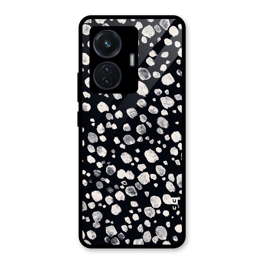 Classic Rocks Pattern Glass Back Case for iQOO Z6 44W