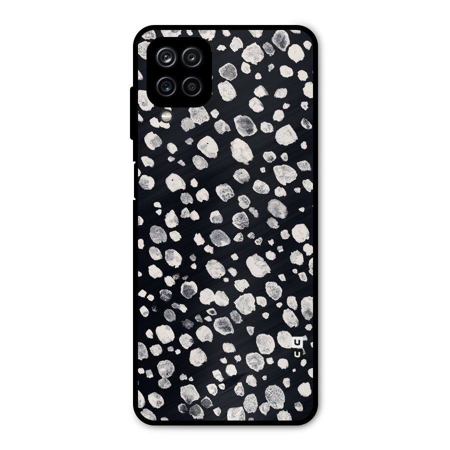 Classic Rocks Pattern Metal Back Case for Galaxy A12