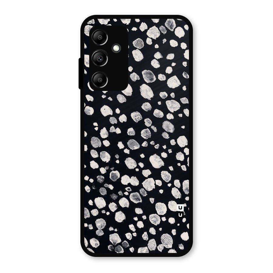 Classic Rocks Pattern Metal Back Case for Galaxy A14 5G