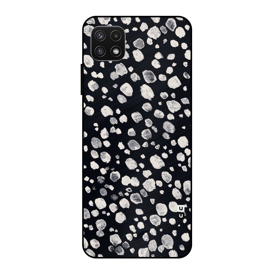 Classic Rocks Pattern Metal Back Case for Galaxy A22 5G