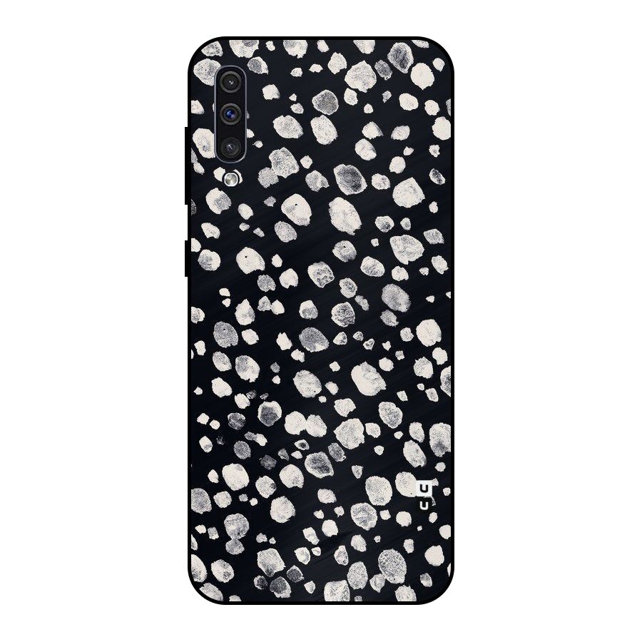 Classic Rocks Pattern Metal Back Case for Galaxy A50