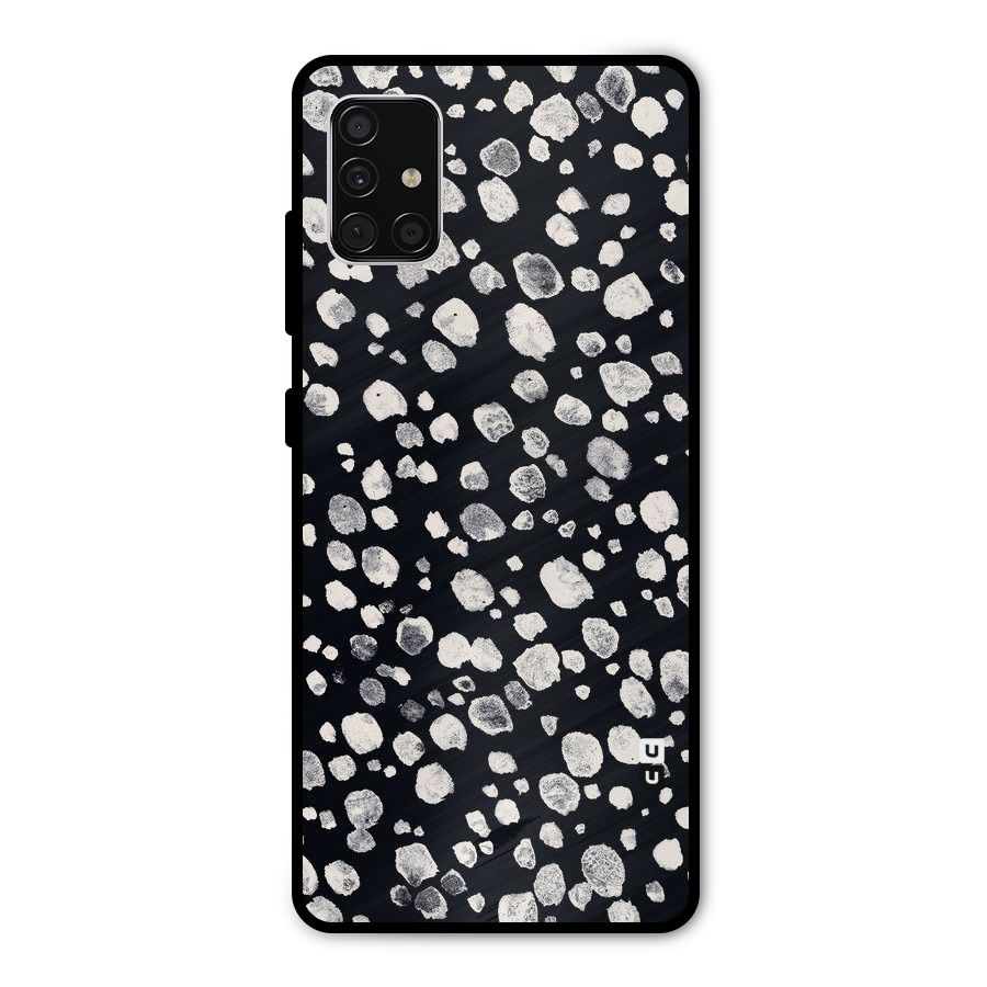 Classic Rocks Pattern Metal Back Case for Galaxy A51