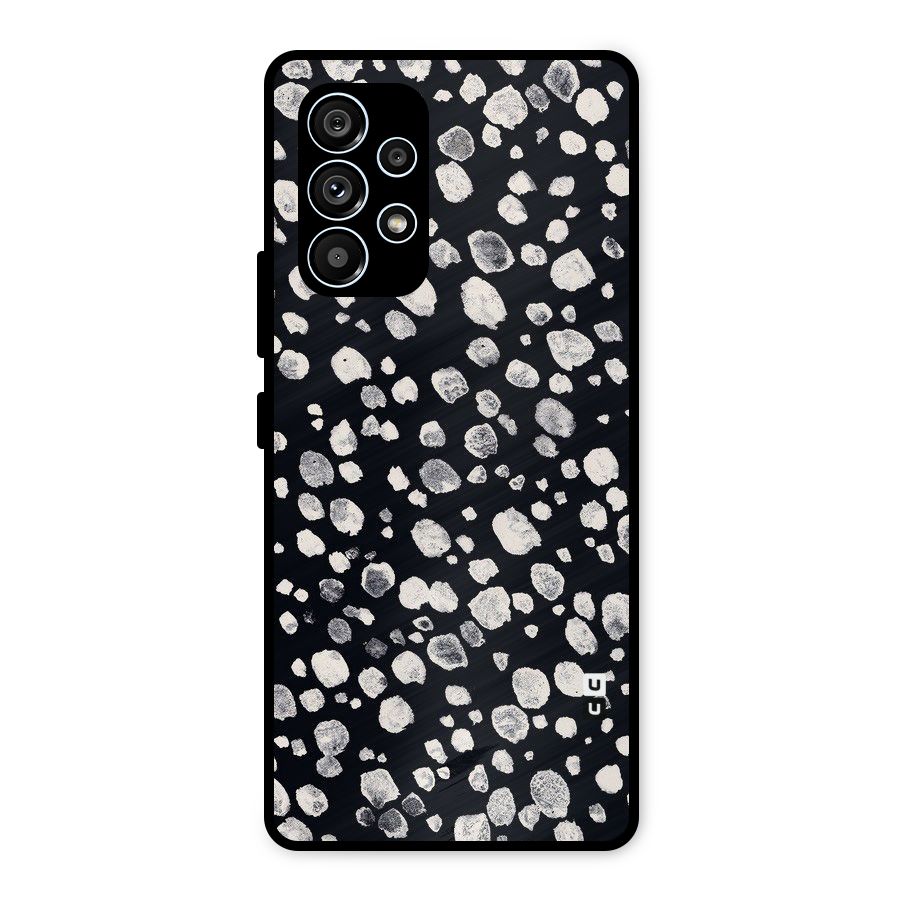 Classic Rocks Pattern Metal Back Case for Galaxy A53 5G