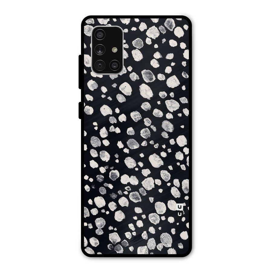Classic Rocks Pattern Metal Back Case for Galaxy A71