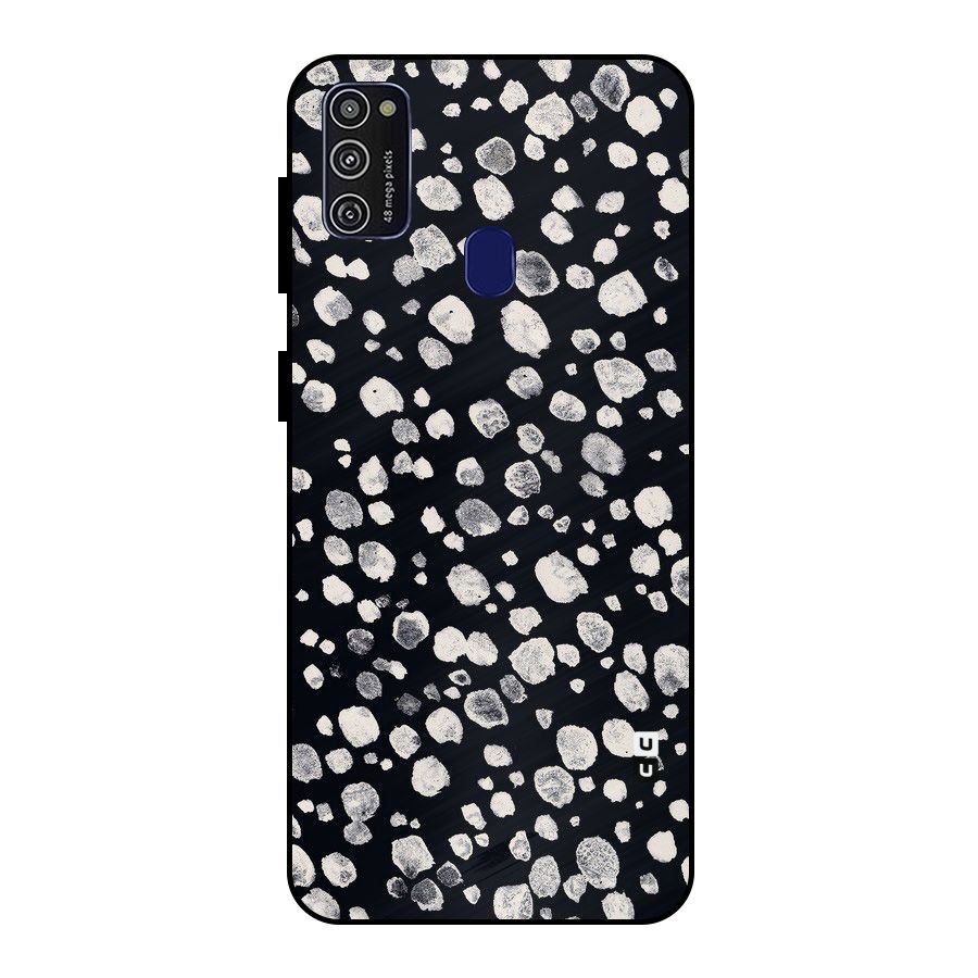 Classic Rocks Pattern Metal Back Case for Galaxy M21
