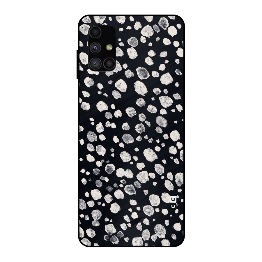 Classic Rocks Pattern Metal Back Case for Galaxy M51