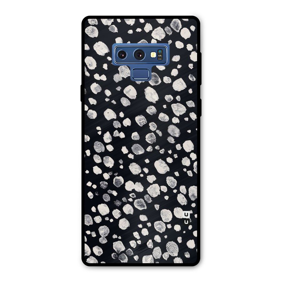 Classic Rocks Pattern Metal Back Case for Galaxy Note 9
