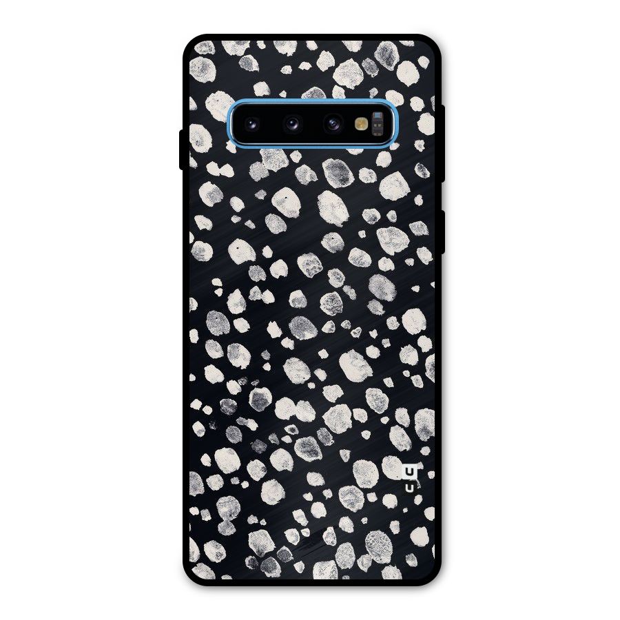 Classic Rocks Pattern Metal Back Case for Galaxy S10
