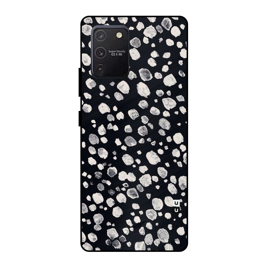 Classic Rocks Pattern Metal Back Case for Galaxy S10 Lite