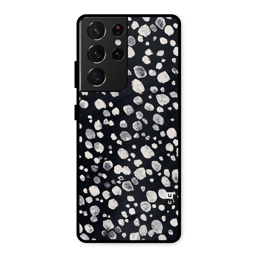 Classic Rocks Pattern Metal Back Case for Galaxy S21 Ultra 5G