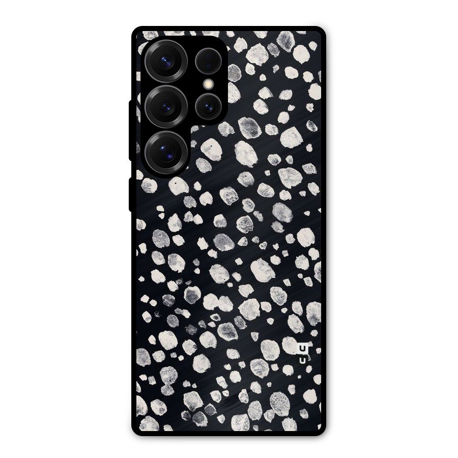 Classic Rocks Pattern Metal Back Case for Galaxy S25 Ultra