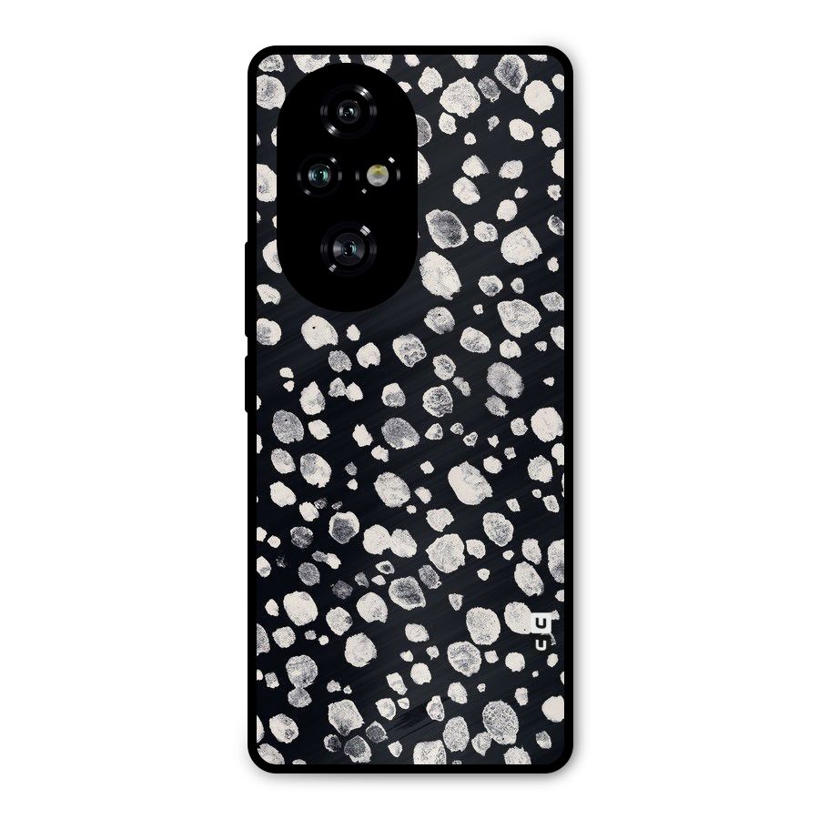 Classic Rocks Pattern Metal Back Case for Honor 200 Pro