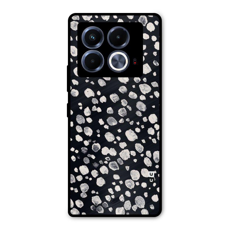 Classic Rocks Pattern Metal Back Case for Infinix Note 40 5G