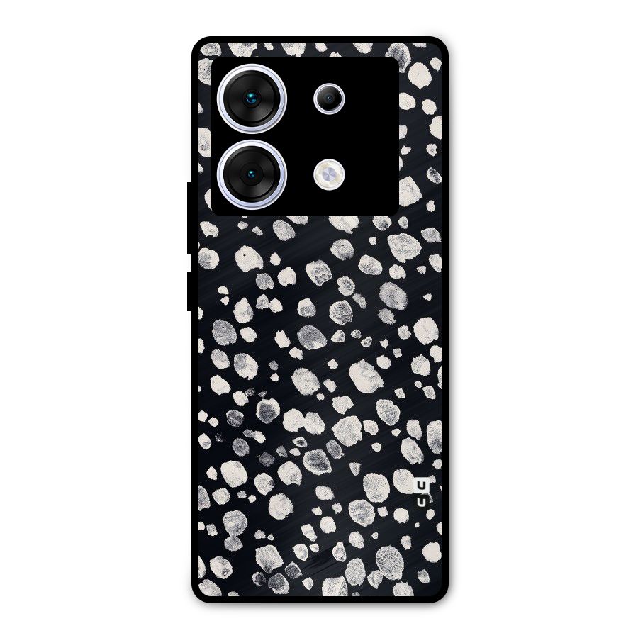 Classic Rocks Pattern Metal Back Case for Infinix Zero 30 5G