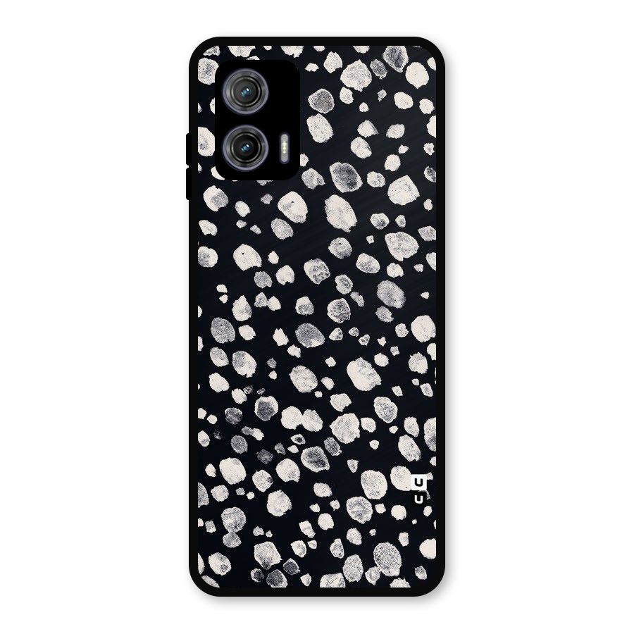Classic Rocks Pattern Metal Back Case for Moto G73