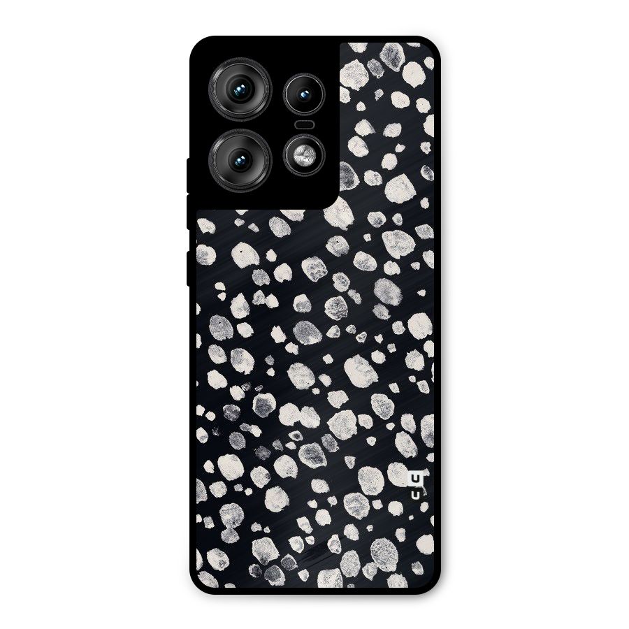 Classic Rocks Pattern Metal Back Case for Motorola Edge 50 Pro