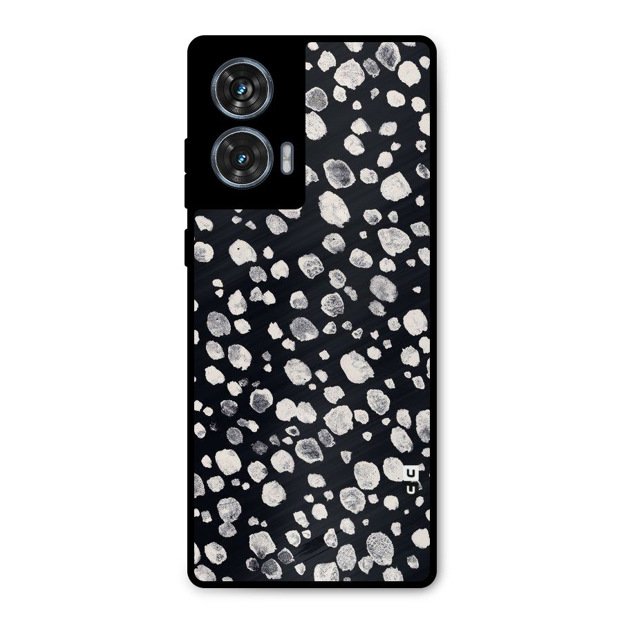 Classic Rocks Pattern Metal Back Case for Motorola G96