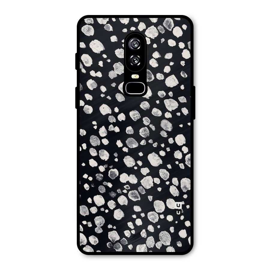 Classic Rocks Pattern Metal Back Case for OnePlus 6