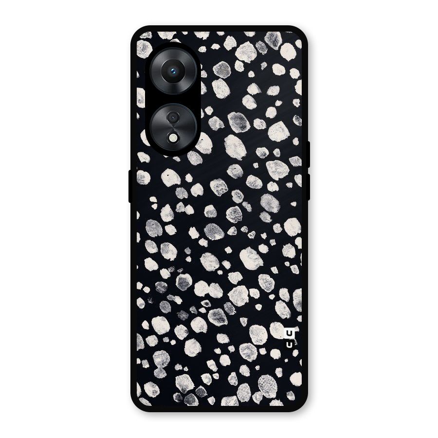 Classic Rocks Pattern Metal Back Case for Oppo A78