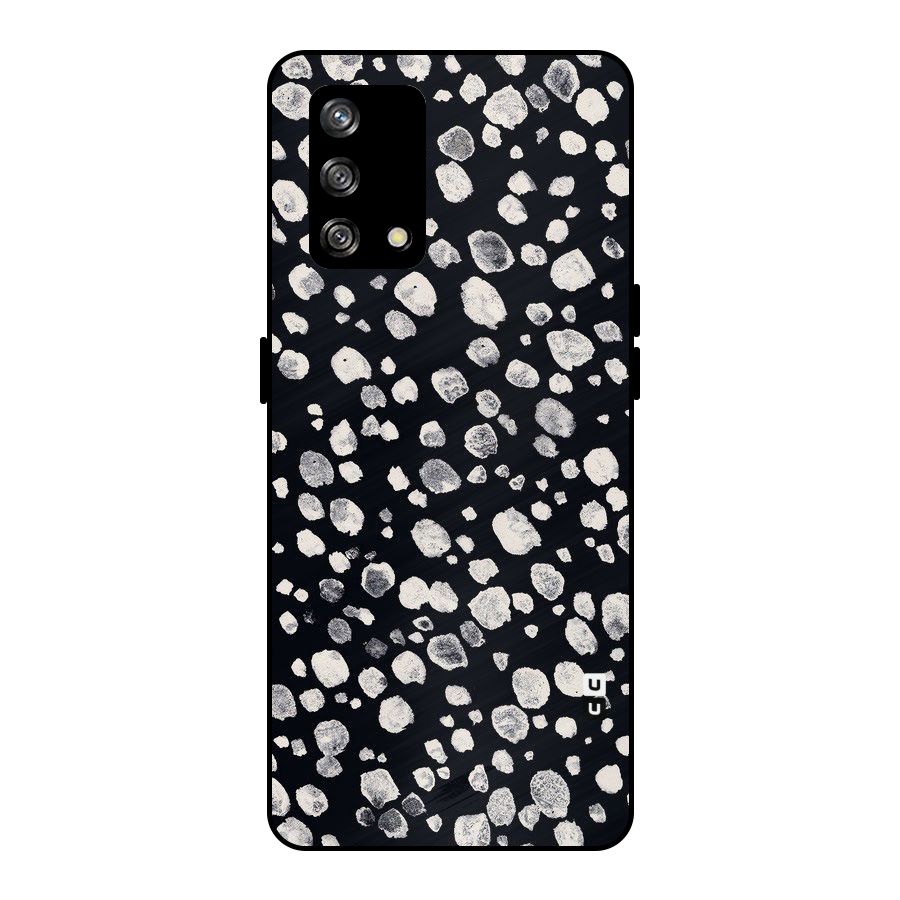 Classic Rocks Pattern Metal Back Case for Oppo F19