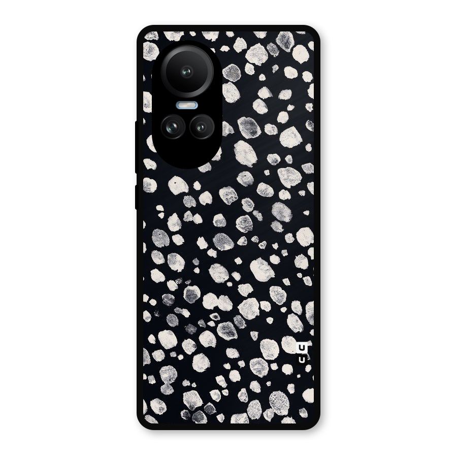 Classic Rocks Pattern Metal Back Case for Oppo Reno10 Pro