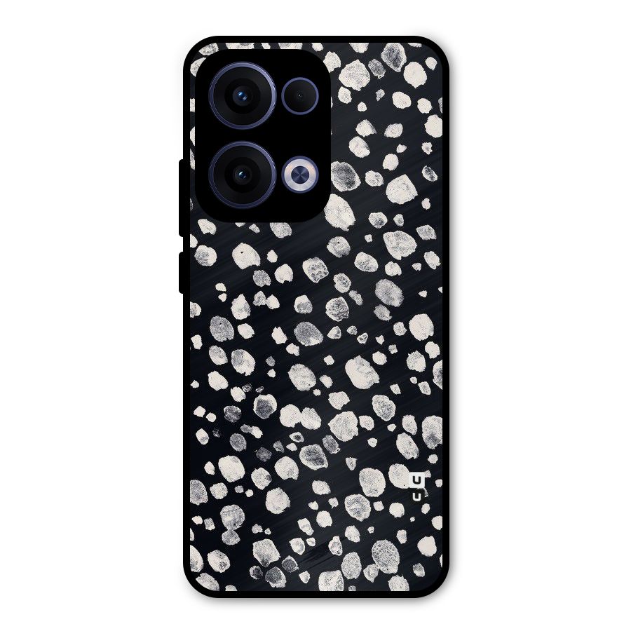 Classic Rocks Pattern Metal Back Case for Oppo Reno13