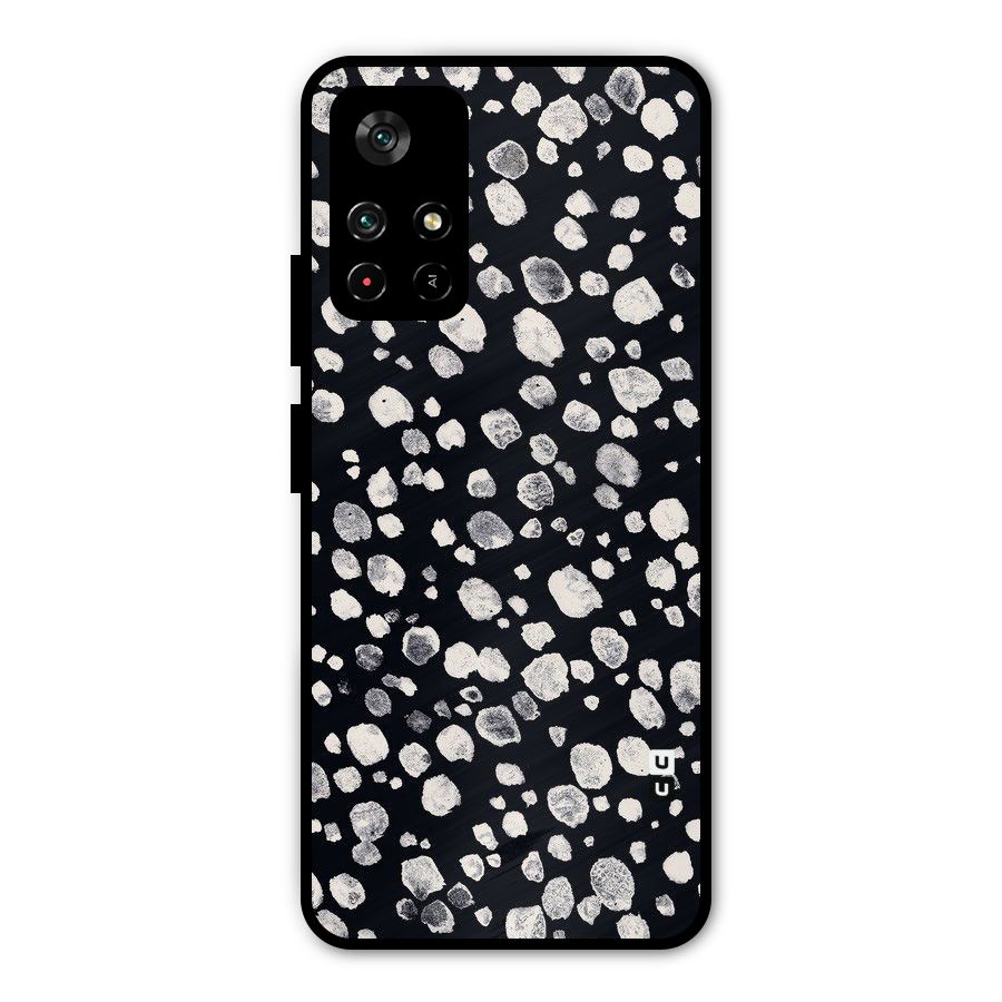 Classic Rocks Pattern Metal Back Case for Poco M4 Pro 5G