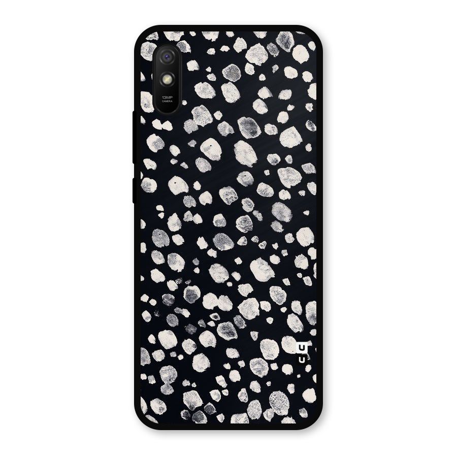 Classic Rocks Pattern Metal Back Case for Redmi 9a