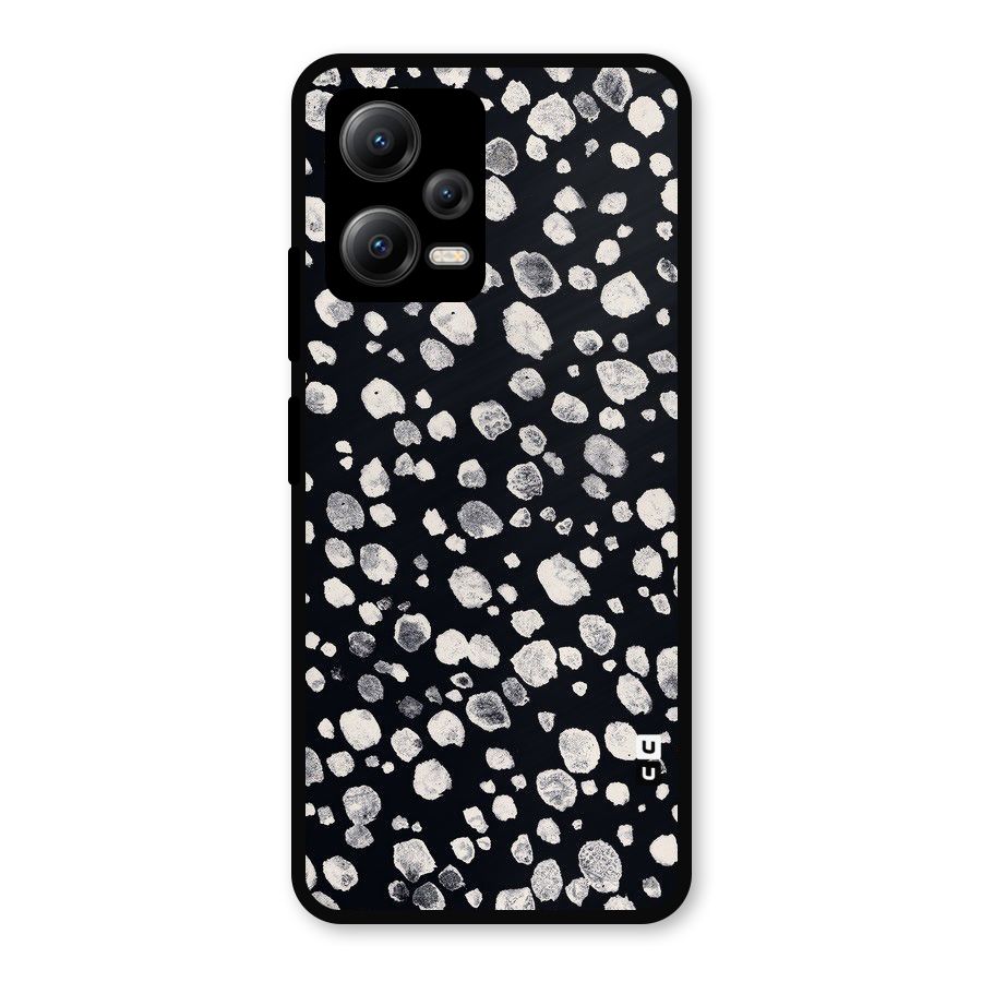 Classic Rocks Pattern Metal Back Case for Redmi Note 12 5G