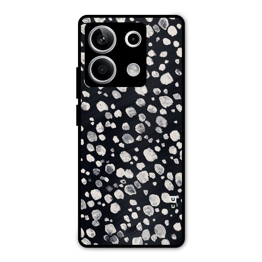 Classic Rocks Pattern Metal Back Case for Redmi Note 13 5G