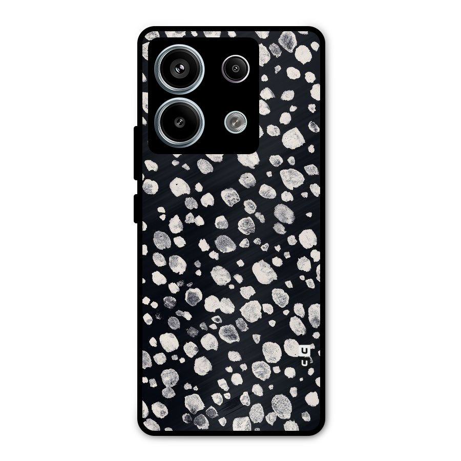 Classic Rocks Pattern Metal Back Case for Redmi Note 13 Pro 5G