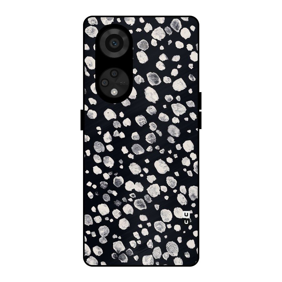 Classic Rocks Pattern Metal Back Case for Reno8 T 5G