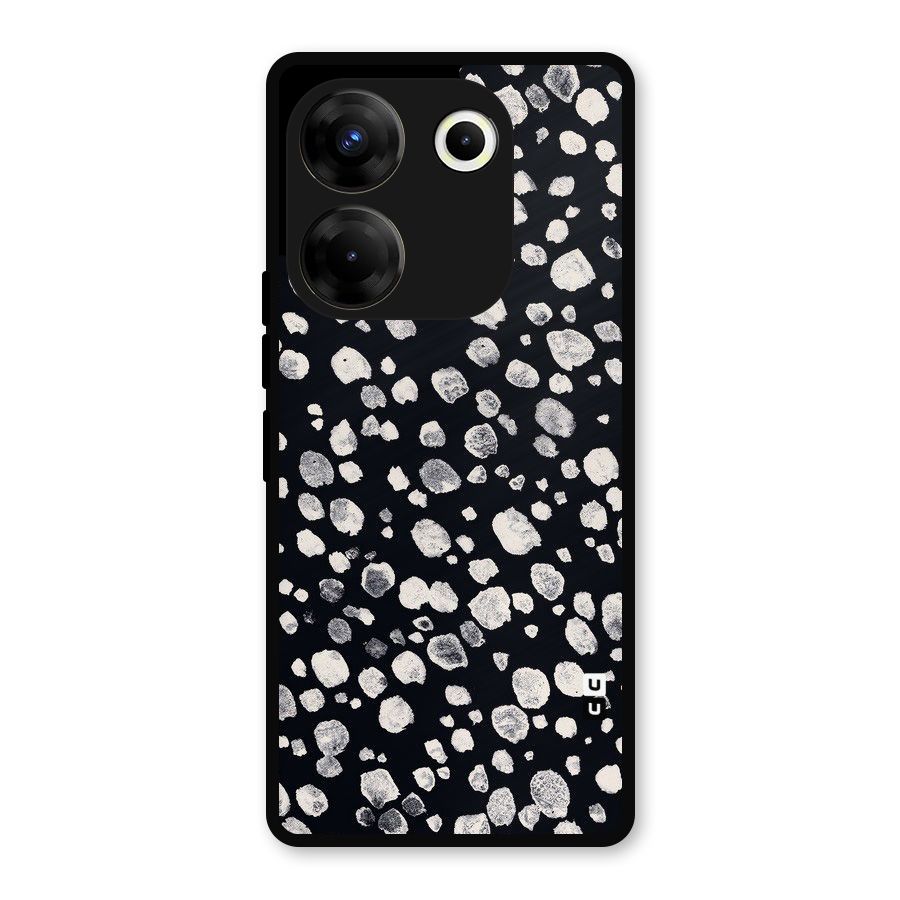 Classic Rocks Pattern Metal Back Case for Tecno Camon 20