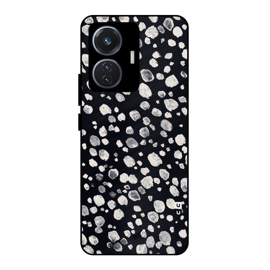 Classic Rocks Pattern Metal Back Case for Vivo T1 44W