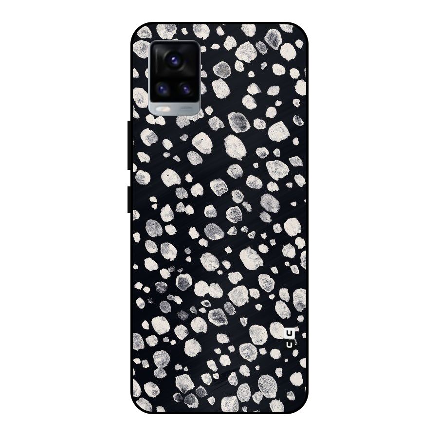 Classic Rocks Pattern Metal Back Case for Vivo V20 2021