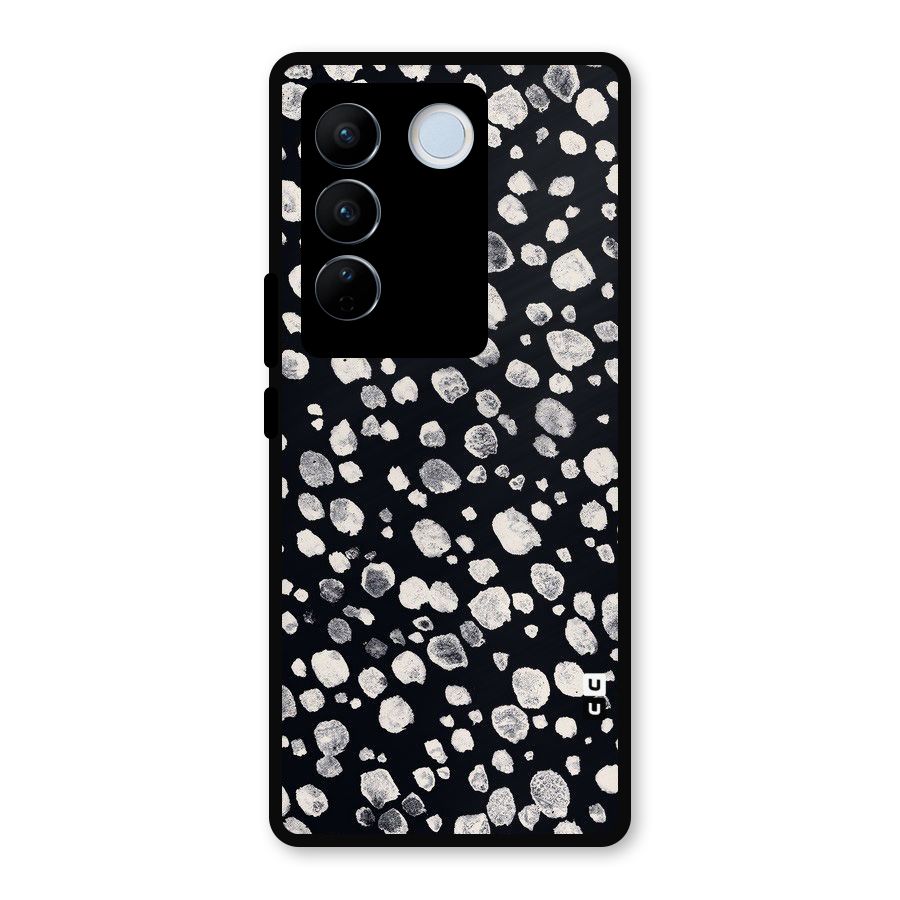 Classic Rocks Pattern Metal Back Case for Vivo V27