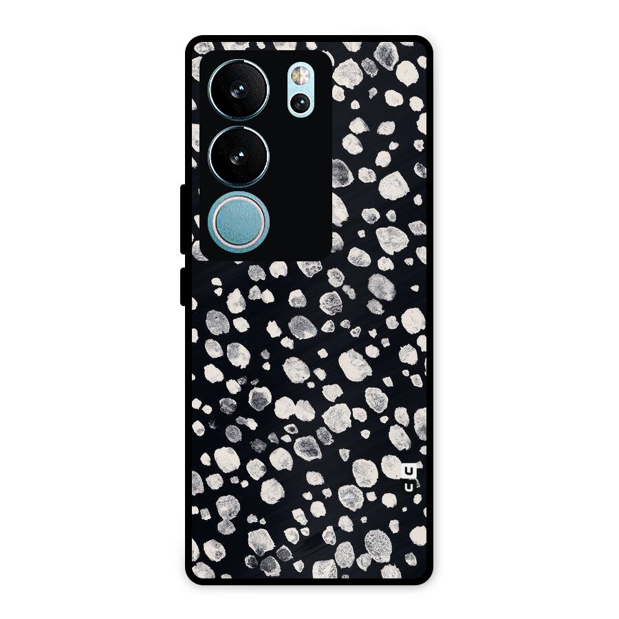 Classic Rocks Pattern Metal Back Case for Vivo V29